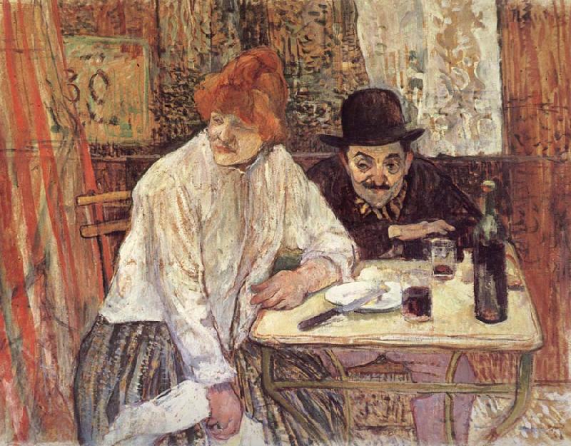 Henri  Toulouse-Lautrec A la Mie oil painting picture